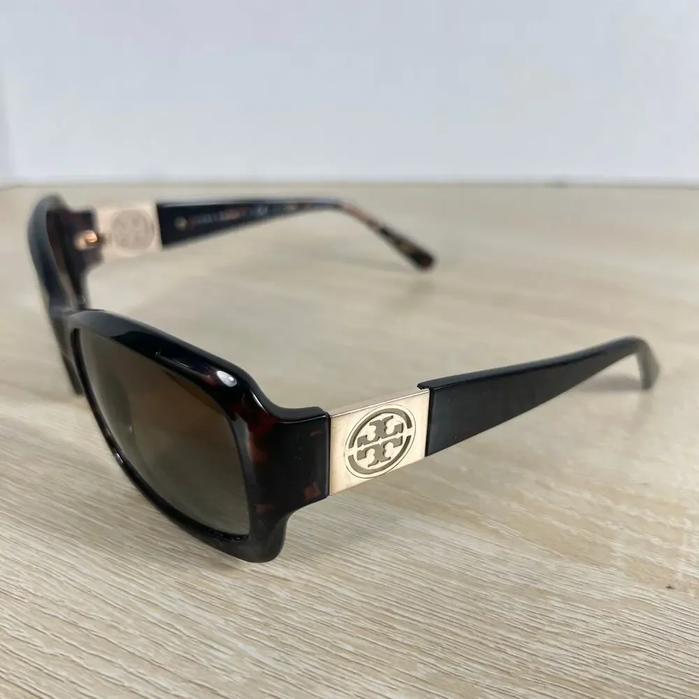 Tory Burch TY9028 510/T5 Sunglasses Polarized Dark Brown Tortoise 56-18-130